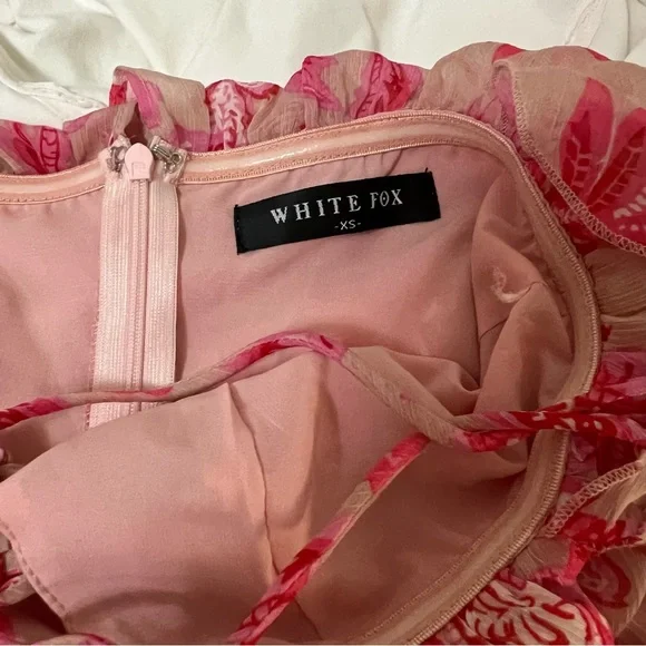 White Fox Boutique Same Love Pink Floral Mini Dress - Picture 5 of 6